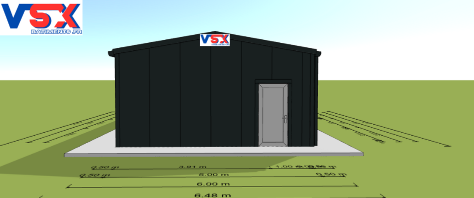 Hangar 10m x 6m. hauteur 3 m